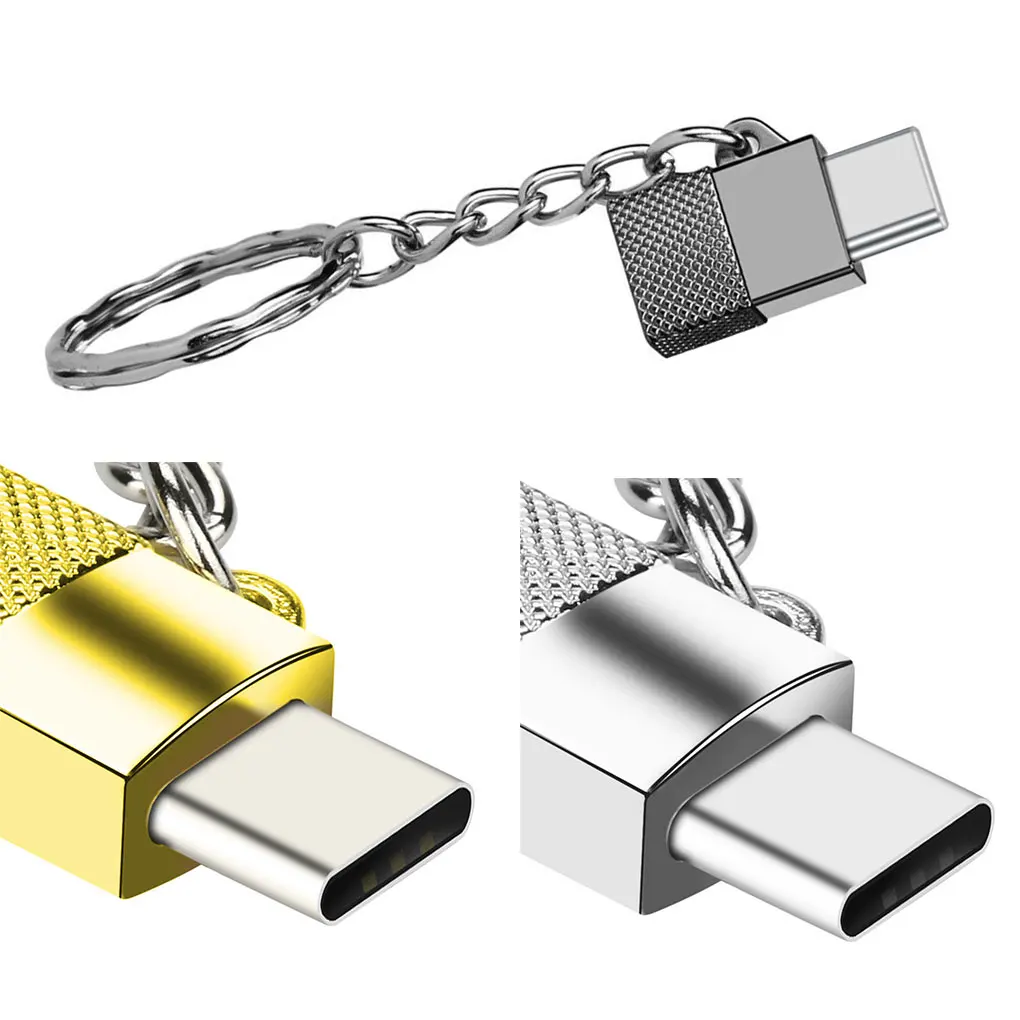 Мини-смартфон Micro USB порт для type-c порт адаптер type c для Usb-c Usbc конвертер цинк конвертер сплавов брелок