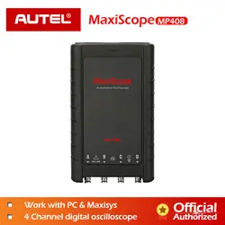 AUTEL MaxiScope MP408 базовый комплект Автомобильный осциллограф читать дисплей электрические сигналы 4 канала ПК Maxisys диагностический инструмент