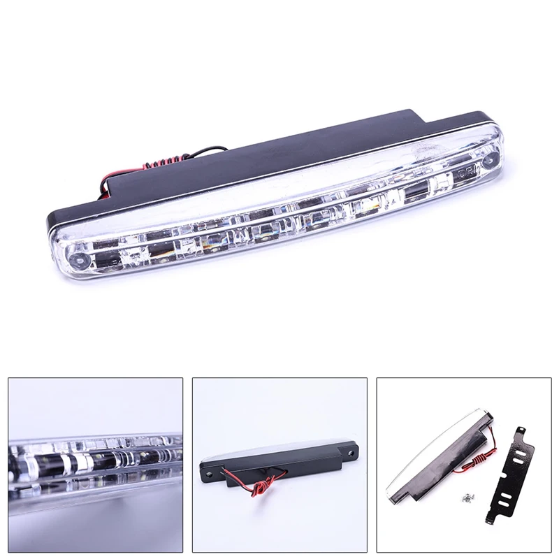 Автомобильный Стайлинг 8LED дневные ходовые огни для автомобилей Противотуманные