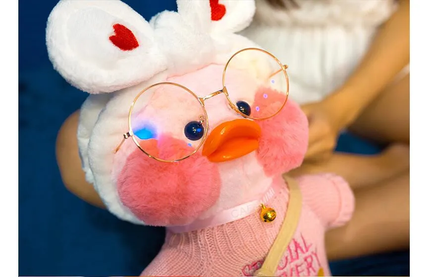 30 см розовый LaLafanfan Kawaii кафе Мими желтая утка плюшевая игрушка милая мягкая кукла мягкие животные куклы детские игрушки подарок на день рождения для девочки