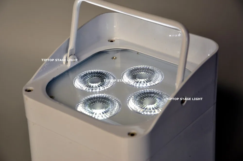 Зарядки кофр упаковка 4x6 Вт белый чехол Батарея Беспроводной Led Par банок черный чехол дополнительно с ручкой для переноски /щиток