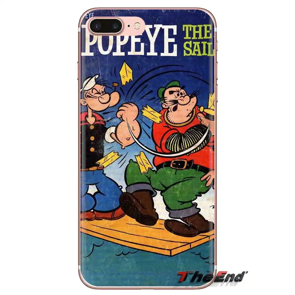 Transparent Tpu Cover Bag Popeye The Sailor Man Wallpapers For Ipod Touch Apple Iphone 4 4s 5 5s Se 5c 6 6s 7 8 X Xr Xs Plus Max Aliexpress