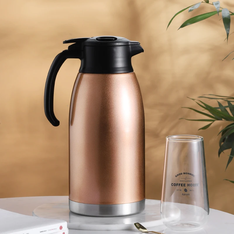 

2000ml Large Capacity Thermos Kettle High Quality Thermal Pitcher Insulation Pot Vacuum Flasks Tea Coffee Mug Water Jug