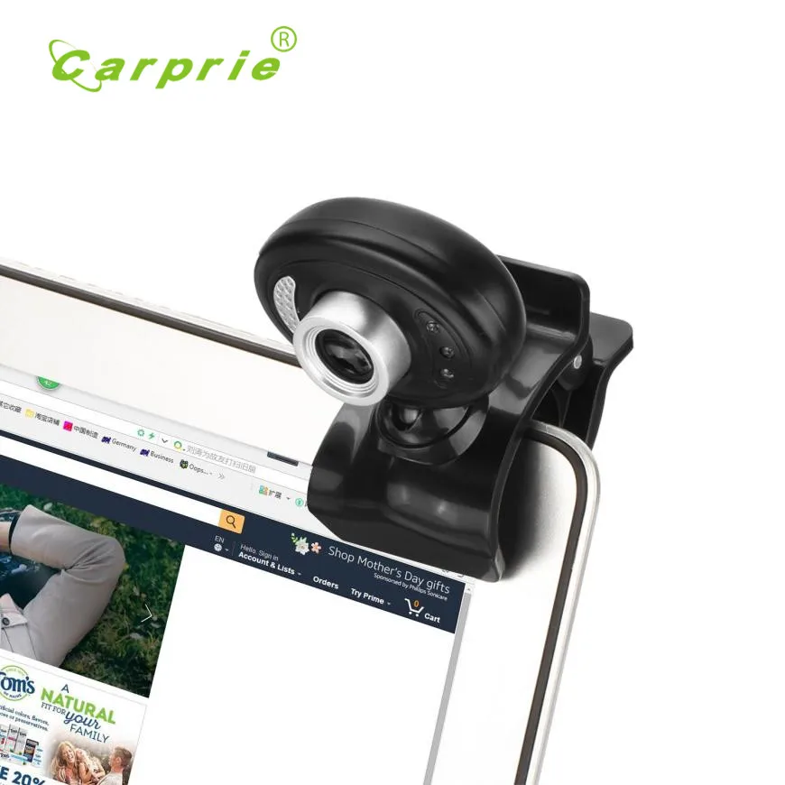 Carprie Новые HD 720 P 16mp USB 2.0 веб-камера Камера с микрофоном-клипсы для компьютера PC ноутбук 17may23 дропшиппинг