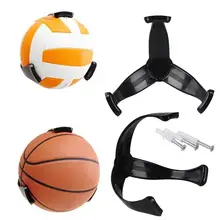 Пластик мяч Коготь настенное крепление Баскетбол подставка держатель Поддержка для Футбол держатель для хранения