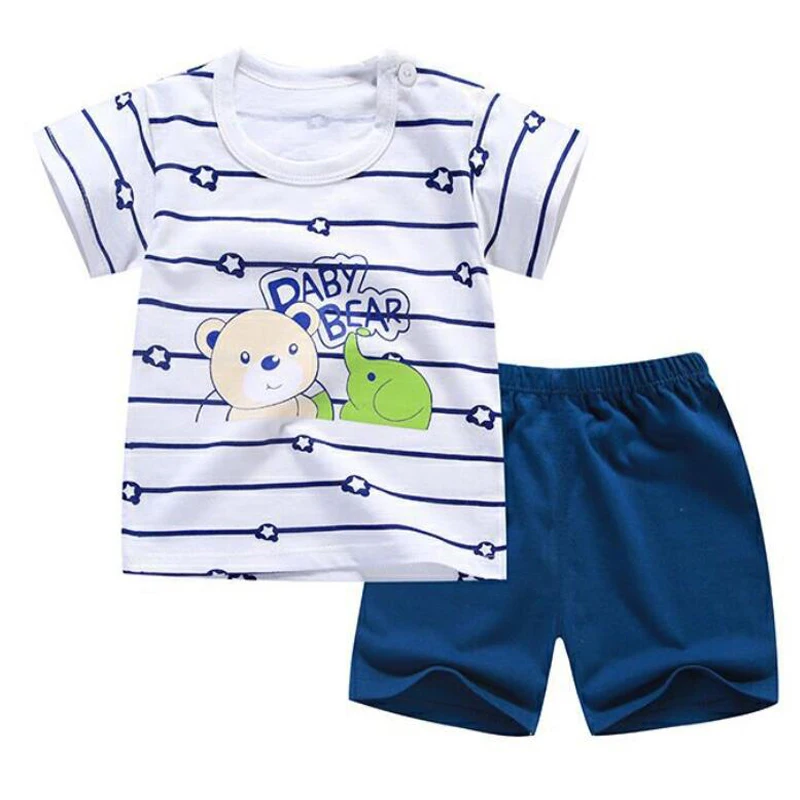 boy suit dress 1 2 year baby boy dresses toddler boy summer clothes set for boys clothing kids short sets outfit tshirt 3T 4T