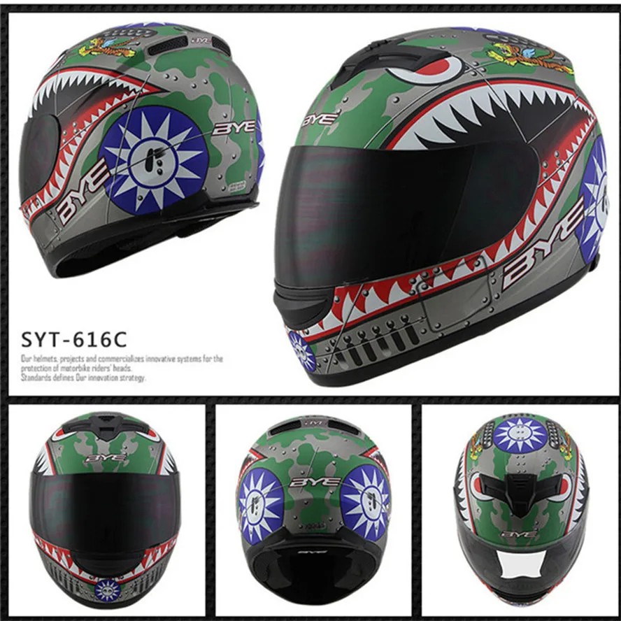 Полнолицевой шлем для мотоциклистов, шлемы для гонок, шлем для мотоциклистов, мотоциклетный шлем для мотокросса, КАСКО M, L, XL, XXL, матовый черный