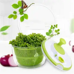 Центрифуга для обсушки салатных листьев сушилка для латука легко вращать абс ручной салат Сушилка для овощей высокоскоростной