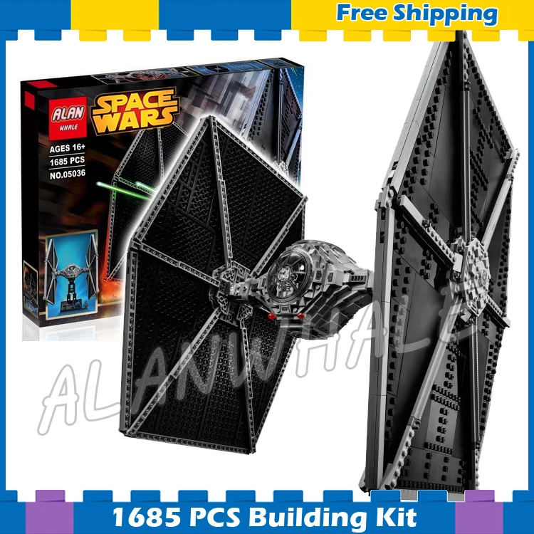 

1685pcs Space Wars The Ultimate Collector Universe 05036 Tie Fighter Model Building Blocks Kit Gifts sets Compatible with Lego