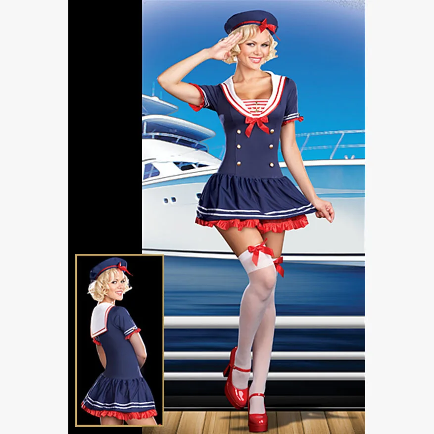 Sexy Navy Sailor Costume Female Navy Suit Costume Sailor Women Army Cheering Uniforms Wholesale 