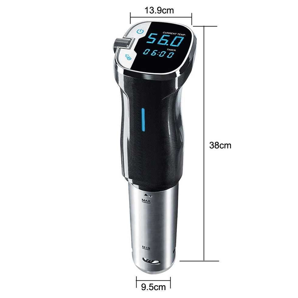 Низкая температура Sous Vide медленно плита 1000 Вт Мощный еда процессор 220 В погружной