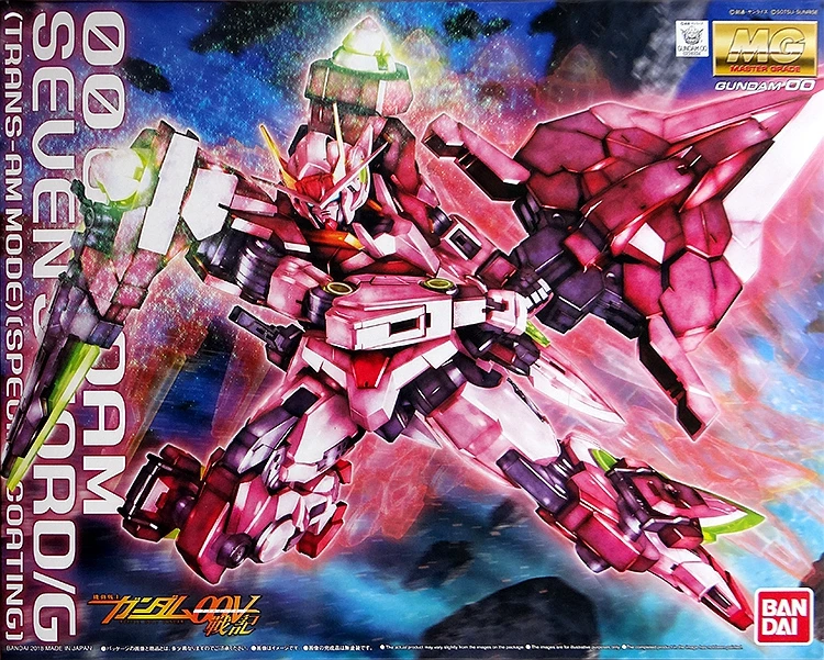 Bandai Gundam PB MG 1/100 00 Seven Sword G Mobile Suit Assemble Model Kits Action Figures Plastic Toys | Игрушки и хобби