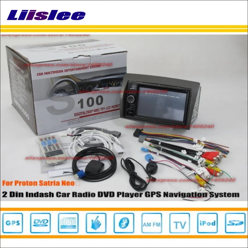 Top Liislee For Proton Satria 2006~2014 - Car Radio Stereo CD DVD Player GPS NAVI HD Touch Screen Audio Video Navi Navigation System 4