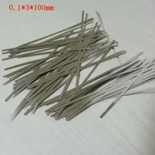 Чистая никелевая лента для исследований, 18650 размер сварки батареи: 0,1*3*100 мм