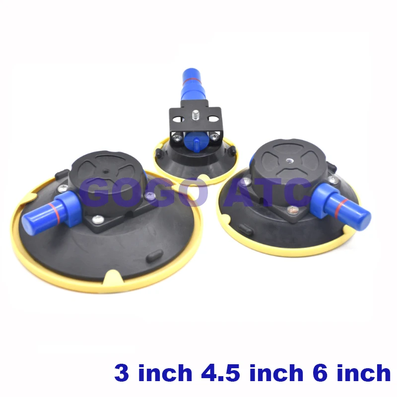 

Hand pump glass suction cup vacuum Sucker 3/4.5/6 inch industrial pneumatic car sag repair artifact robot accessories