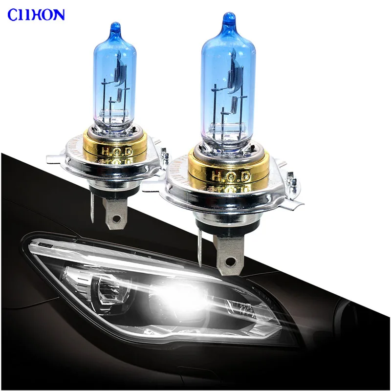 Ciihon 4 шт. для Citroen Berlingo 1,6 55 Вт 100 Вт Ксеноновые белые HOD основные/Dip/боковые лампочки