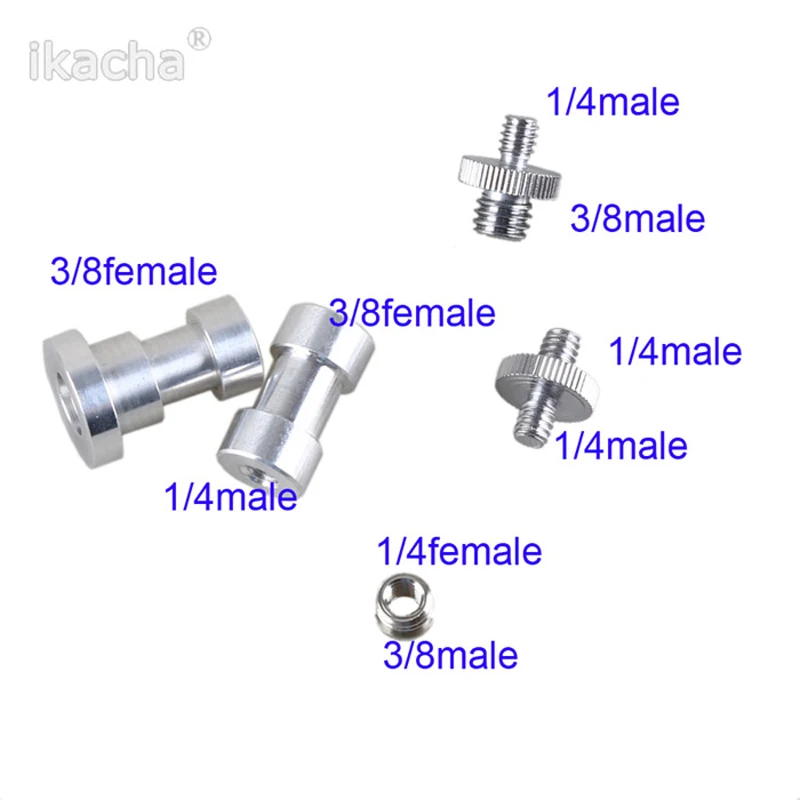 수-암 나사 마운트 어댑터 삼각대 플레이트 나사, 카메라 플래시 삼각대 라이트..