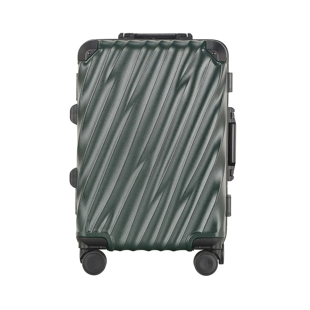 

Carry-On Deep Hardside Aluminum Frame Luggage Great Intensity 20" Suitcase Scratch-Resistant 2 TSA Locks Business Trip Trolley