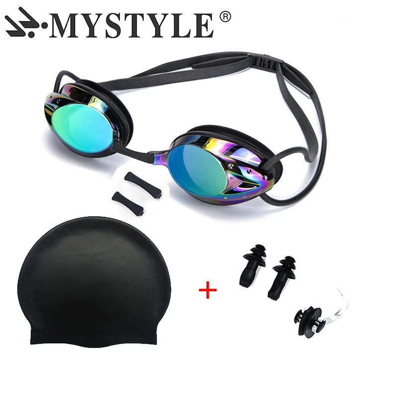 Buy Swimming Goggle Set HD Waterproof Anti Fog