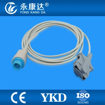 

Free Shipping for 8Pin Mindray PM 9800 (Masimo Module) Reusabe Adult Soft Tip SpO2 Sensor Probe,3M