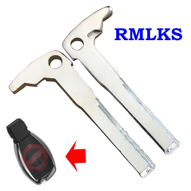 

Smart Emergency Blade Blank Insert Chrome Blank Insert Key Replacement Uncut Blade Insert For Mercedes Benz uncut key blade