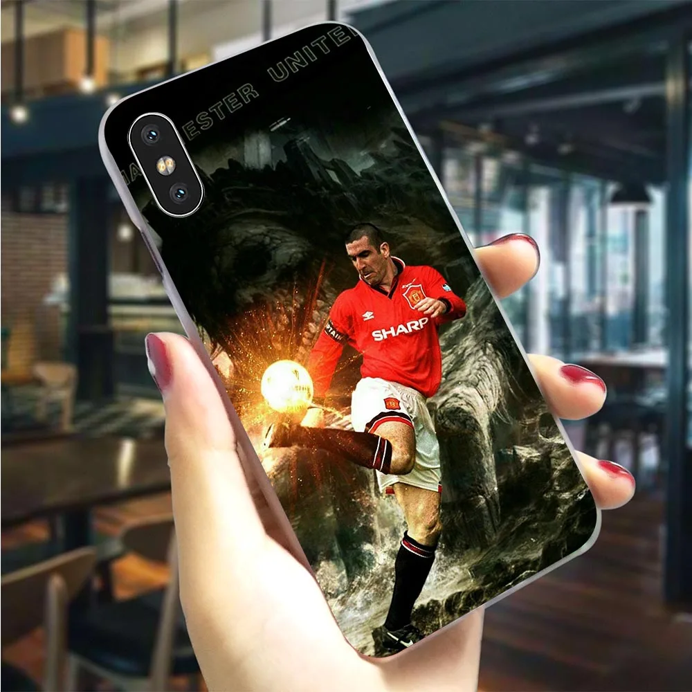 Plastic Phone Cover for iPhone 5 Eric Cantona Case for iPhone Xs Max Cases X XR 7 8 Plus 6 6S 5S SE