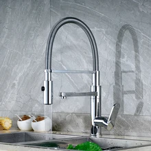 Полированный хромированный кран для ванной, кухни, кран на бортике с одной ручкой, смеситель горячей и холодной воды, кран для кухонной раковины