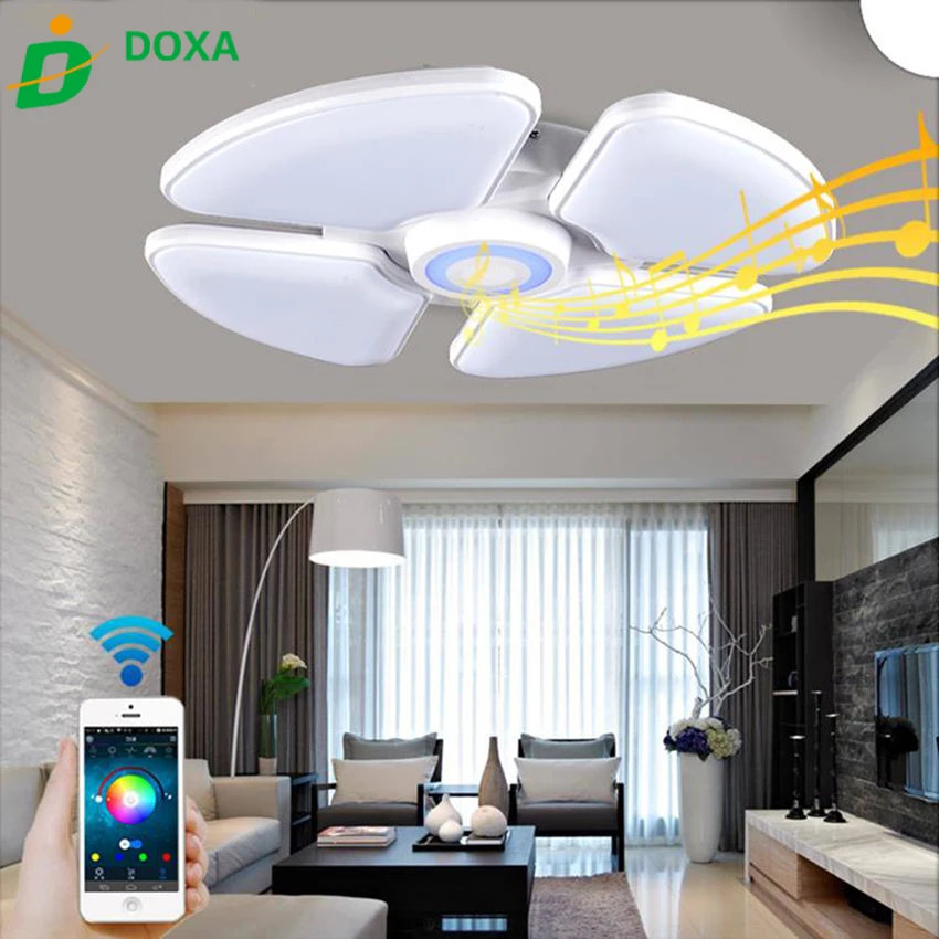 Us 159 5 42 Off Bluetooth Music Led Contemporary Ceiling Lights Smartphone Dimmable Lamparas De Techo Lamps Fixtures Re For Living Room In Us 159 5 42 Off Bluetooth Music Led Contemporary Ceiling Lights Smartphone Dimmable Lamparas De Techo Lamps Fixtures Re For Living Room In