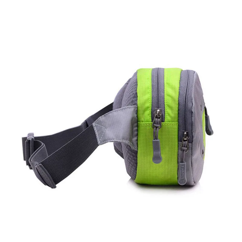 Unisex ajustable impermeable cintura correr bolsa al aire libre deportes viaje práctica senderismo deporte cintura cinturón riñonera