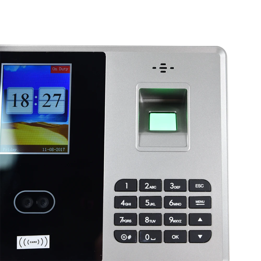 Face recognition and fingerprint time attendance terminal  (4)