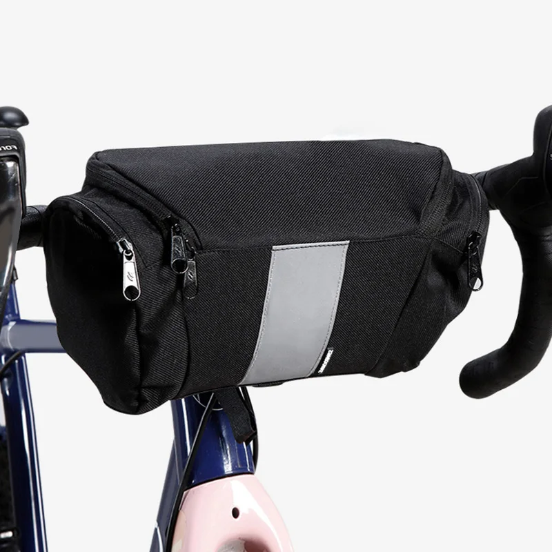 3L Bicycle Handlebar Bag Front Bar Pannier Pouch Case MTB Road Cycling 400D PVC Map Bags Basket Bottle Phone Holders Accessories | Спорт и
