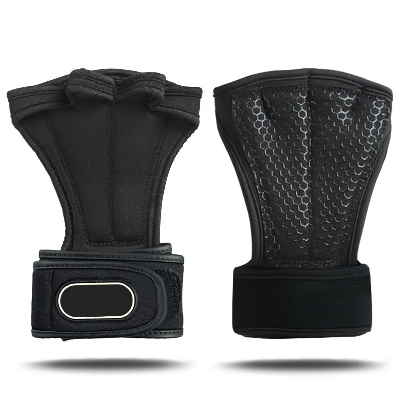 1pair Fitness Body Building Weight Lifting Glove Half Finger 4mm Cotton Pad Slip Breathable Dumbbells Wrist Sports Bracers Black 1pair Fitness Body Building Weight Lifting Glove Half Finger 4mm Cotton Pad Slip Breathable Dumbbells Wrist Sports Bracers Black