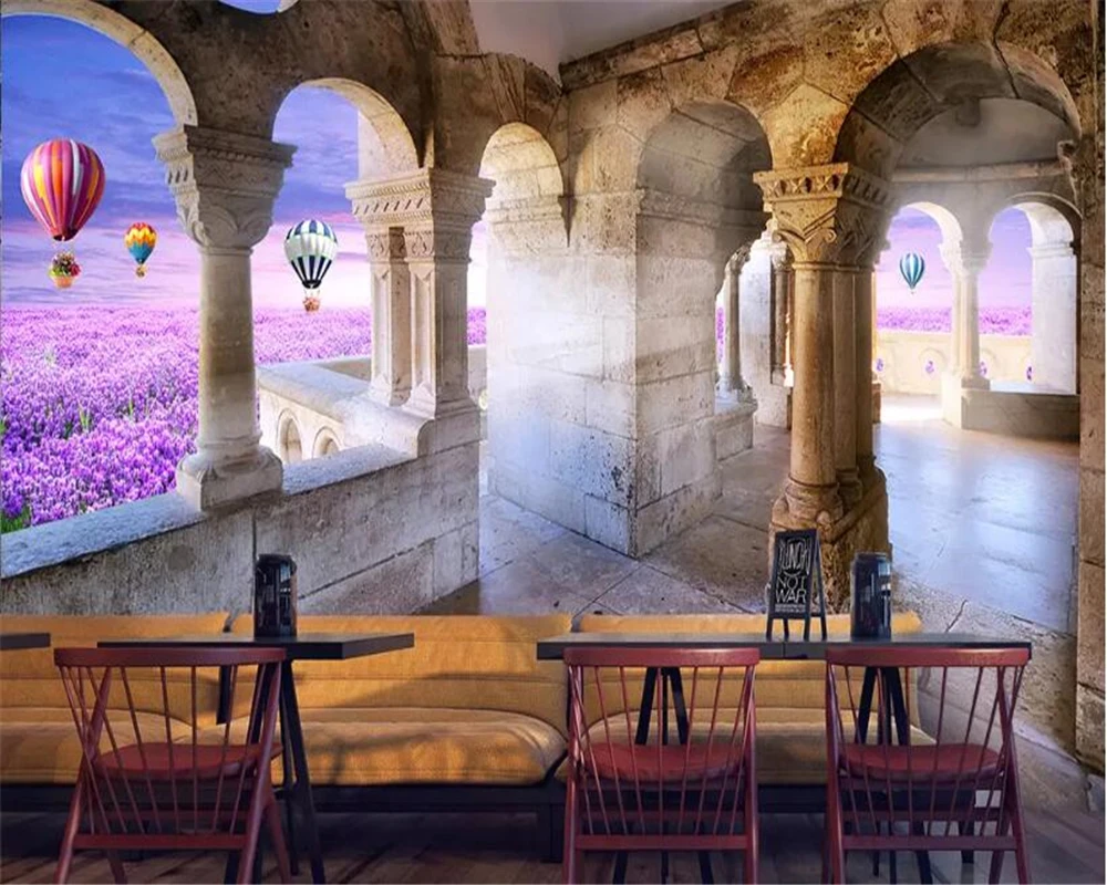 

beibehang Custom photo wallpaper European garden castle home interior landscape 3d wallpaper home decoration background wall