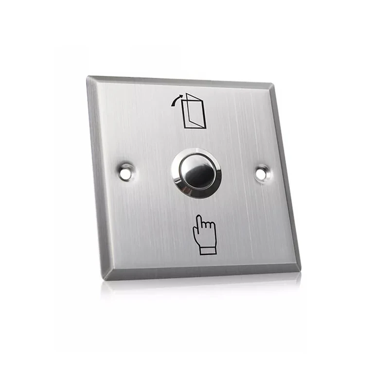 New Arrival 3A36V DC Stainless Steel Switch Panel Door Exit Push Home Release Button Access Control  Door Switch Button switch  (6)