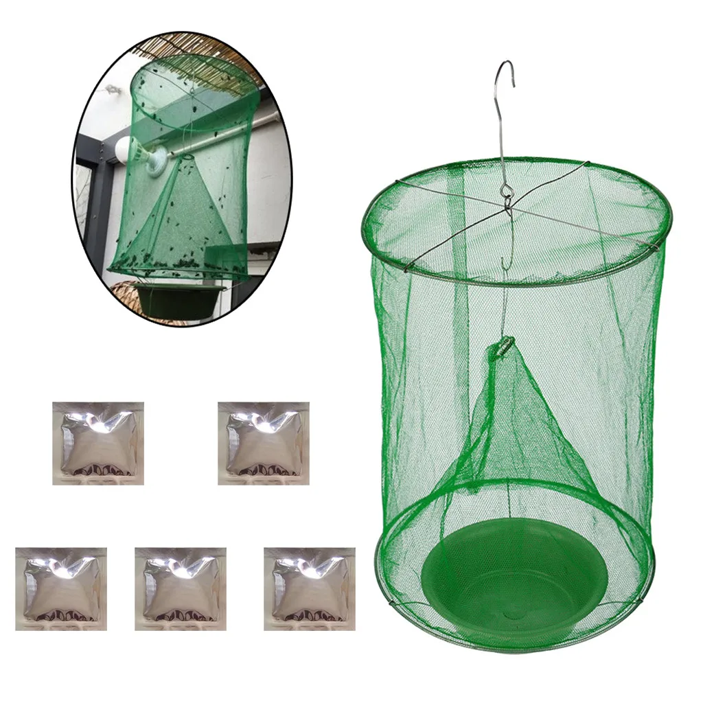 

5PCS Mosquito Fly Attracting Bag 1 Fly Trap Flycatcher Practical Convenient Odorless Bait Mosquito Flying Fly Insect Killer