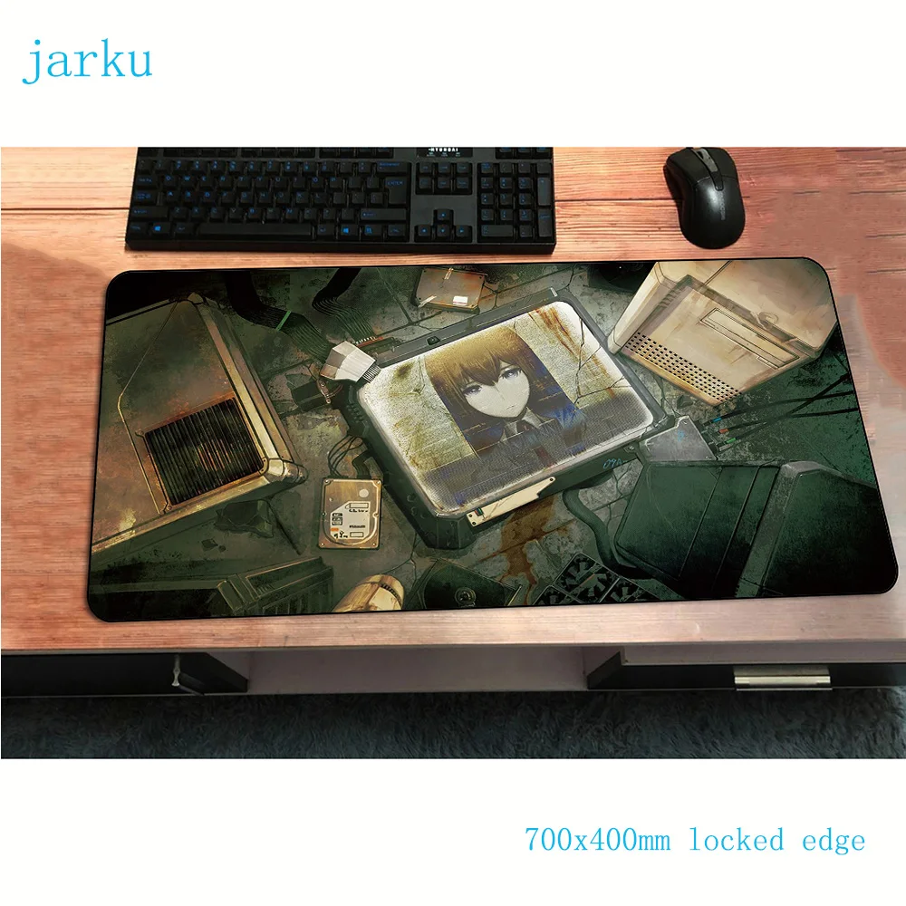 Steins Gate коврик для мыши красивые 700x400x2 мм notbook коврик для мыши игровой коврик для мыши с изображением на день рождения коврик для мыши от производителя стол для компьютера padmouse коврики