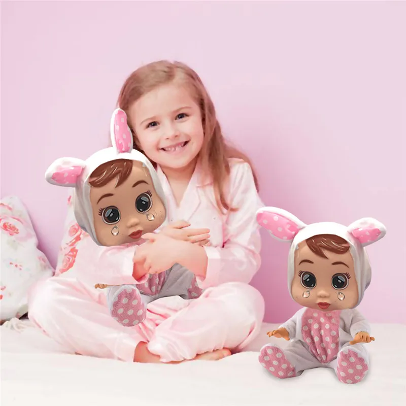 

Music Magic Tears Crying Babies Doll Silicone Reborn Baby Dolls Educational Toy Birthday Gifts Toys For Kids