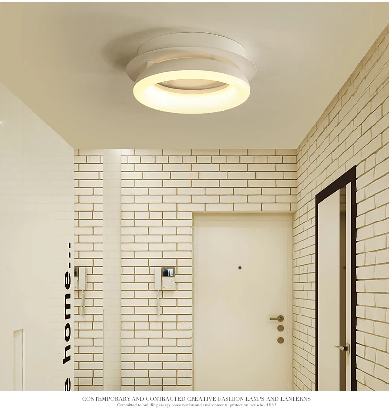 Corridor aisle modern minimalist led ceiling lamp porch balcony creative entrance hall entry lamp