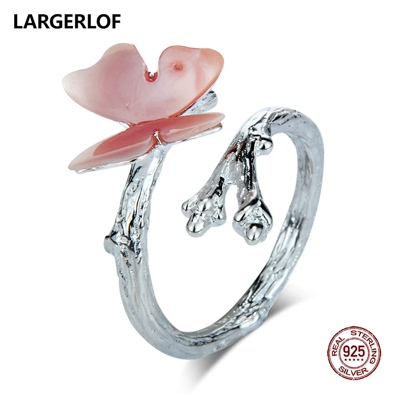 

LARGERLOF Silver 925 Ring Women ring Silver Handmade 925 Silver Jewelry Vintage Ring Sterling Silver 925 RG45104