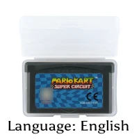 

32 Bit Video Game Cartridge Mariod Kart Super Circuit Console Card EU Version English Language Support Drop Shipping