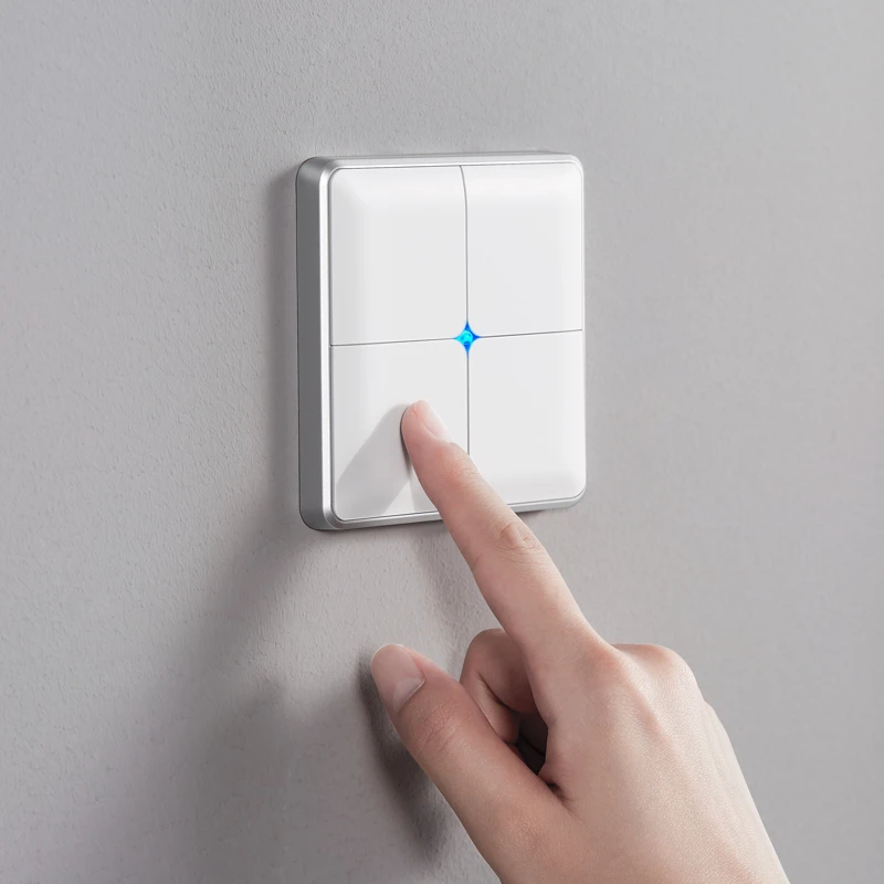 Однолинейный настенный светильник Zigbee Terncy переключатель вкл/выкл розетка 1 ~ 3