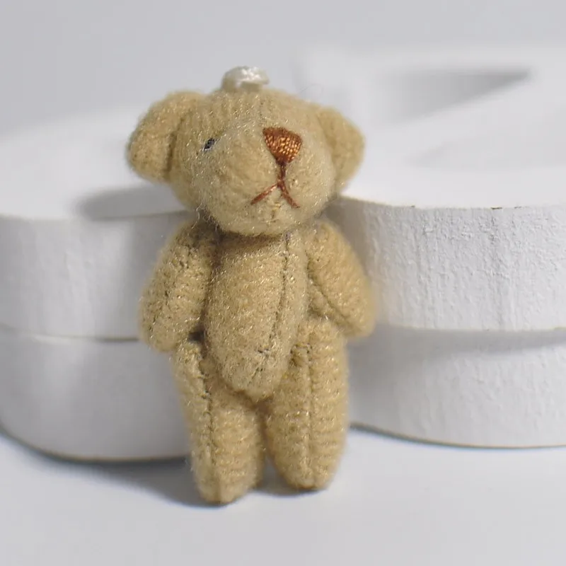 3.5CM Plush joint teddy bear 25