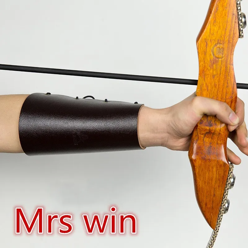 Durable Shooting Archery Arm Guard Handmade up Cow Leather Traditional
