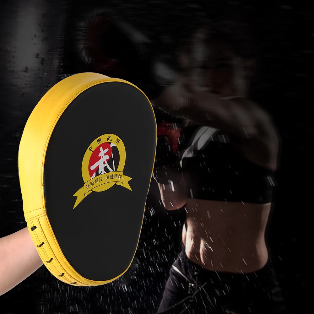 1 шт. боксерские тренировочные перчатки Pad MMA тренировочные перчатки для рук, перчатка с перфорацией из искусственной кожи боксерские перчатки фитнес-эквитмент