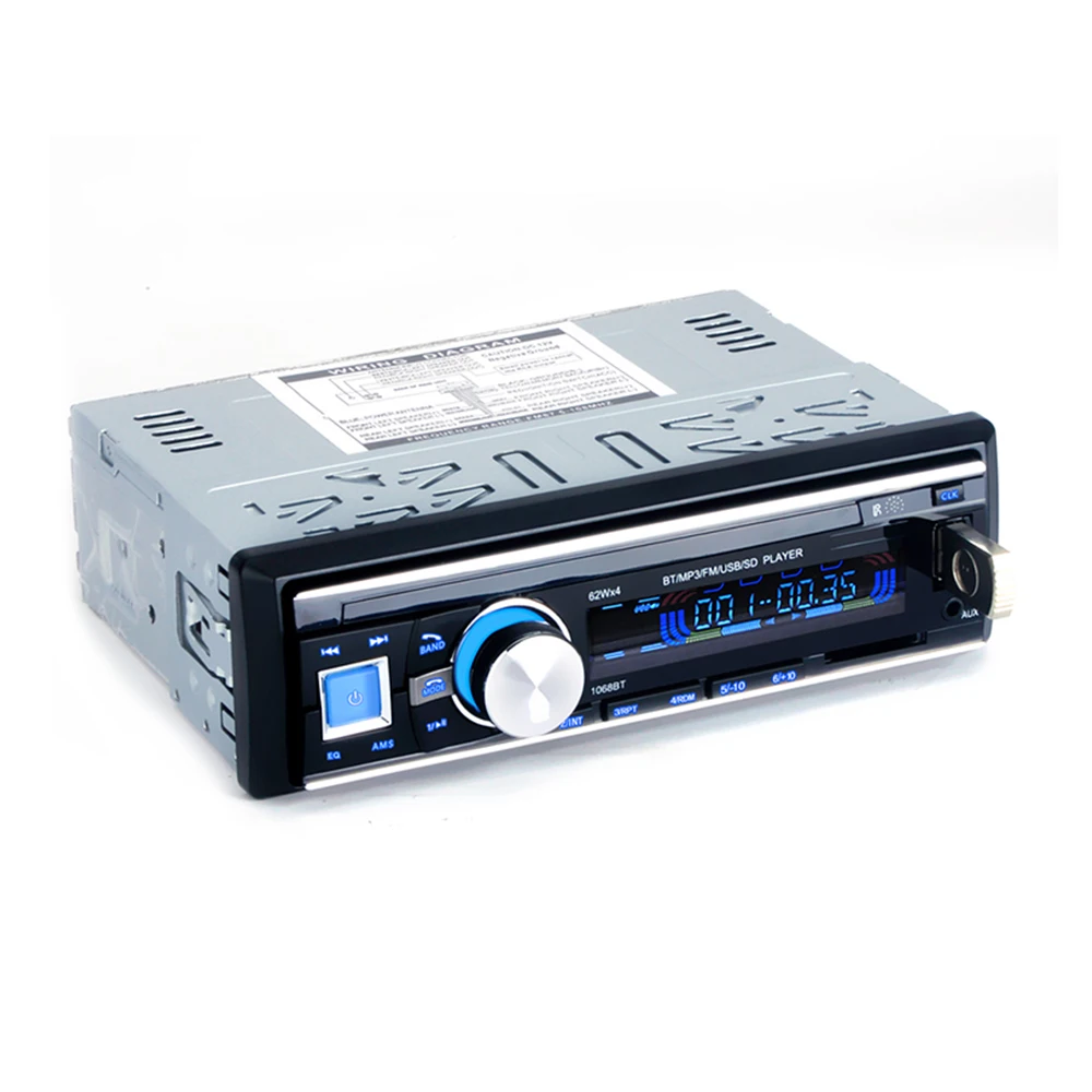 Автомагнитола с Bluetooth стереозвуком mp3 плеером поддержкой USB SD AUX FM приемником ИК