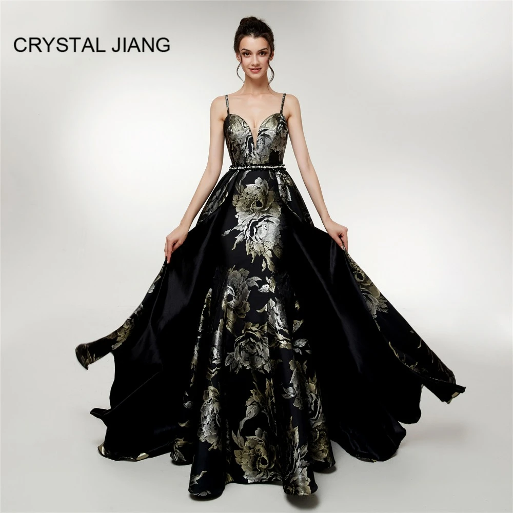 New Fashion 19 Sweetheart Black Floral Printed Formal Gown Sexy Spaghetti Straps A Line Formal Dress Women Elegant Real Photo Evening Dresses Aliexpress New Fashion 19 Sweetheart Black Floral Printed Formal Gown Sexy Spaghetti Straps A Line Formal Dress Women Elegant Real Photo Evening Dresses Aliexpress