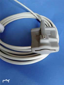 

Free Shipping Adult soft silicone blood oxygen probe 2.5m gray color. Analog signal output.