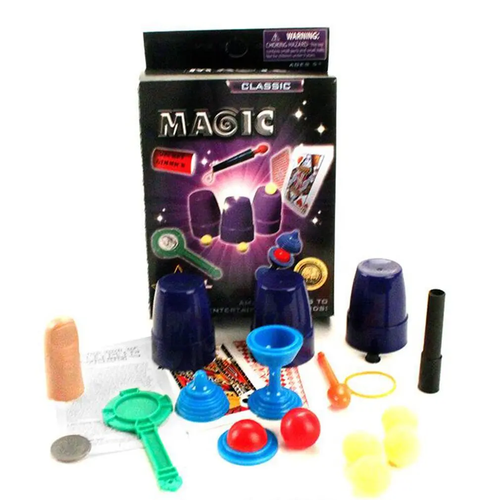 Hanky Panky младший Magic набор для детей классический Исчезающие мяч фокусы игрушки для детей комплект DVD Игрушки для мальчиков магический реквизит