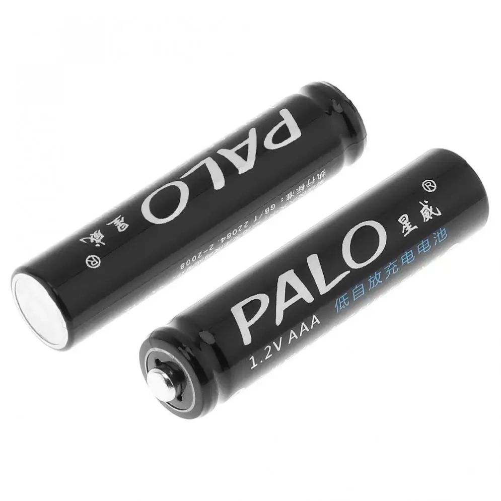 4 шт./лот PALO 1,2 V AAA 600mAh ni-mh аккумуляторная батарея с предохранительным клапаном для дистанционного управления/игрушки/камеры