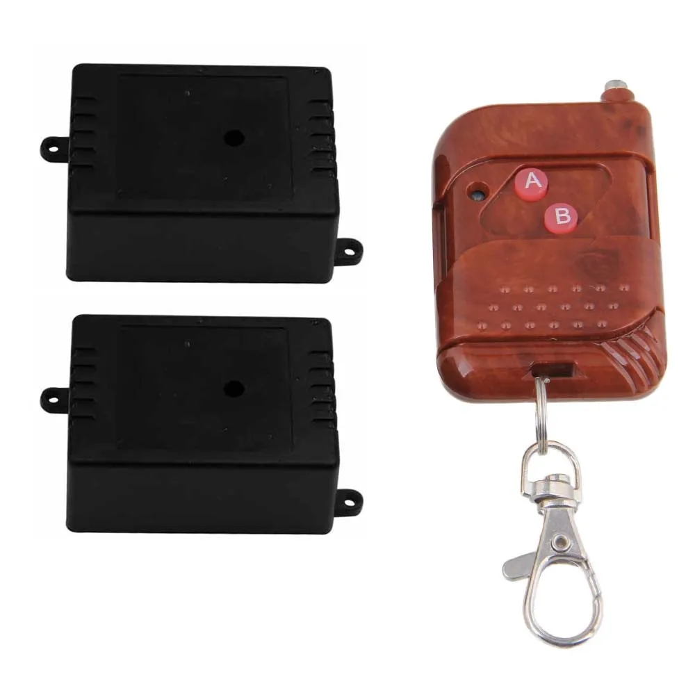 

24V 433MHZ 1CH Brown AB-Key Self-lock/Inching Remote Control Switch